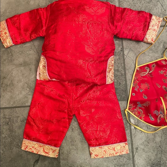🏮Winter Chinese Baby Pyjamas Quilted EUC 🧧 - Picture 10 of 17